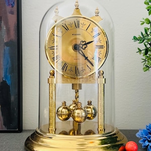 Vintage German Mantel Clock Quartz Staiger Anniversary Rare Clock