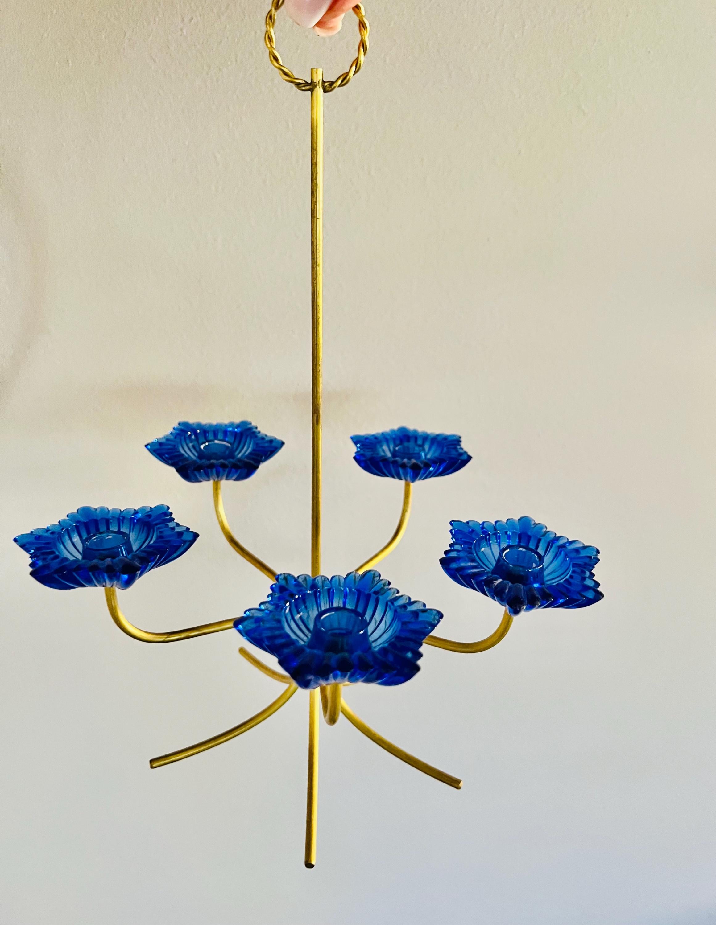 ヴィンテージ、希少な美しいコバルトブルーのGunnar Ander Ystad