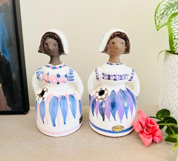 カート・ニルソン作 ヴィンテージ スウェーデン陶器 フラワーガール