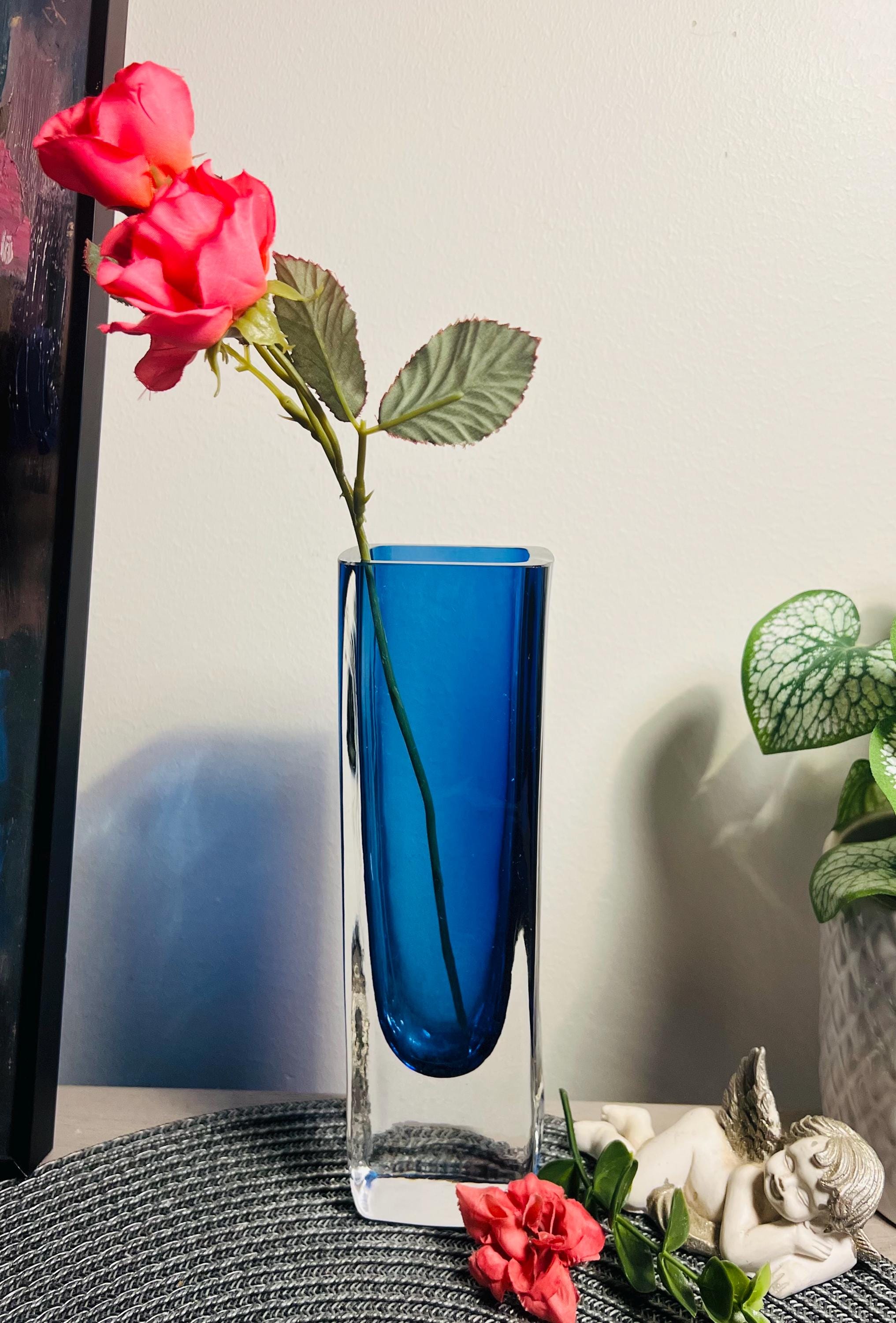 北欧ビンテージ ガラス Hadeland・ノルウェー 花瓶 2種 北欧