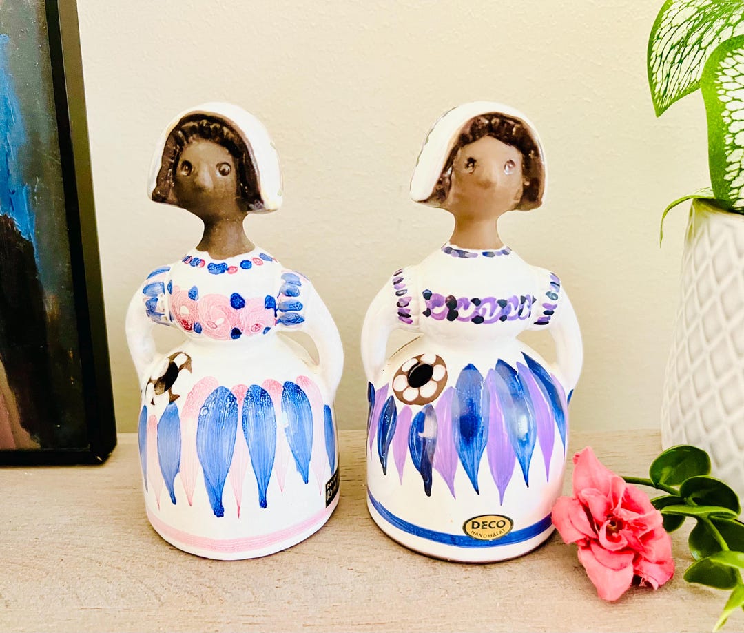 カート・ニルソン作 ヴィンテージ スウェーデン陶器 フラワーガール