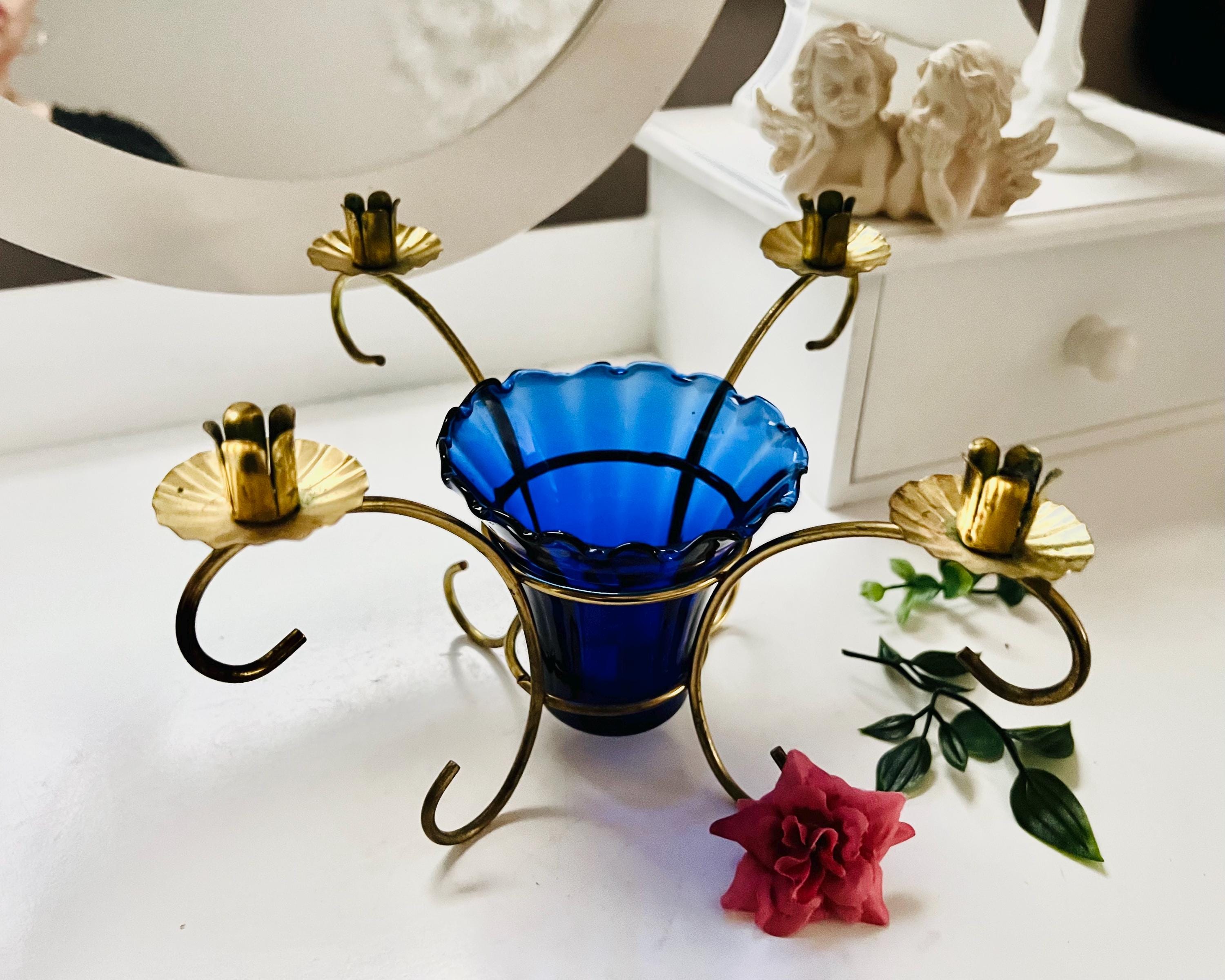 ヴィンテージ、希少な美しいコバルトブルーのGunnar Ander Ystad