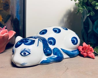 九谷焼 大きな眠り猫 20世紀前半のヴィンテージ - Etsy 日本
