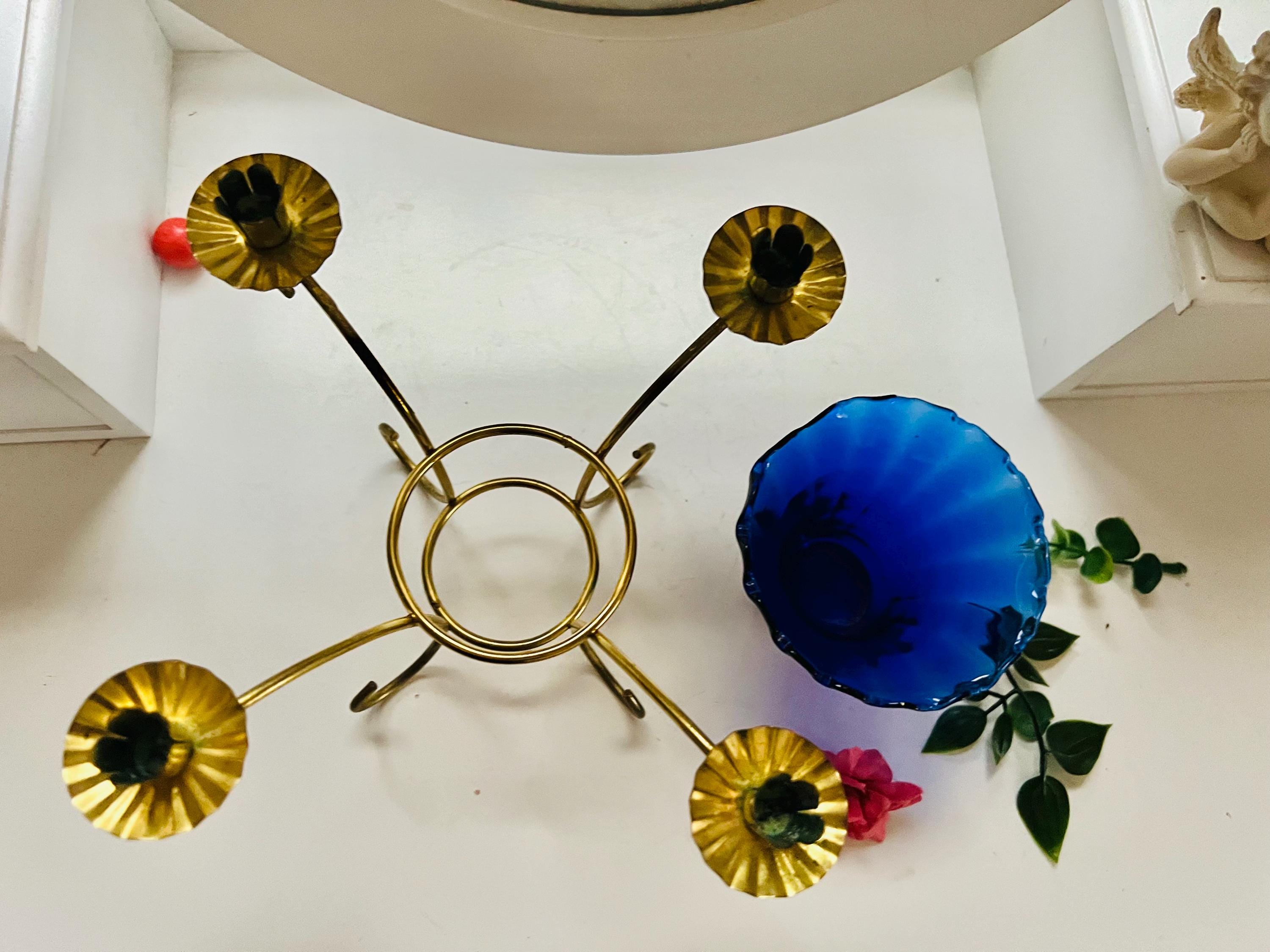 ヴィンテージ、希少な美しいコバルトブルーのGunnar Ander Ystad