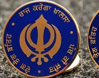Épinglette Sikh Khanda
