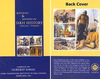 Questions et réponses sur l’histoire sikhe (anglais/pendjabi) Livre - Livre de poche