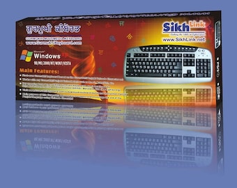 Punjabi - Clavier anglais (tout premier clavier Gurmukhi basé sur le jeu de caractères Unicode Gurmukhi/Punjabi)