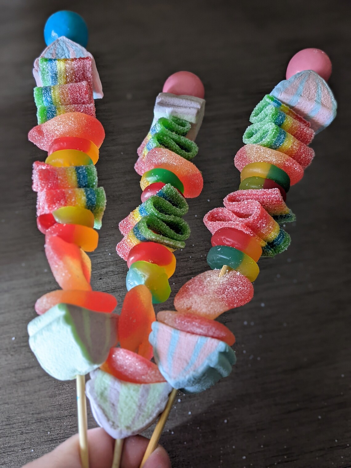 5 XL Candy Kabob Fun Sweet and Sour Party Favors Etsy
