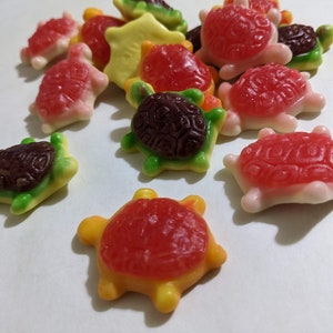 6 Oz. Lil' Sugar Mama's Sea Jelly Filled Sea Turles Gummy. Aquatic ...