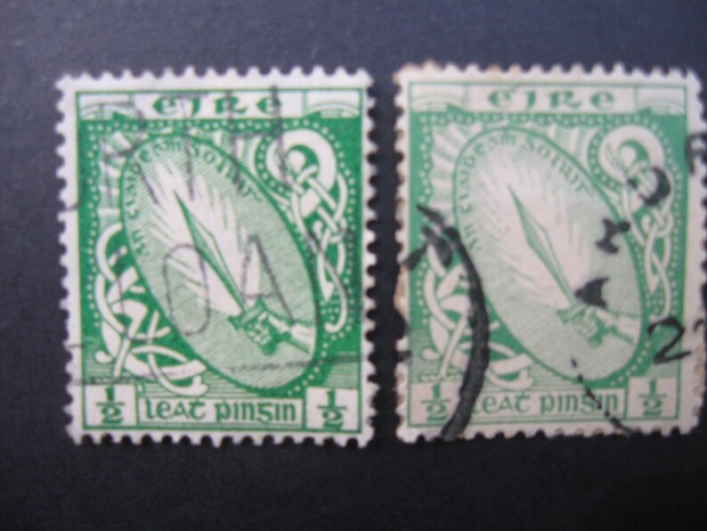 Rare Irish Stamps Etsy Australia