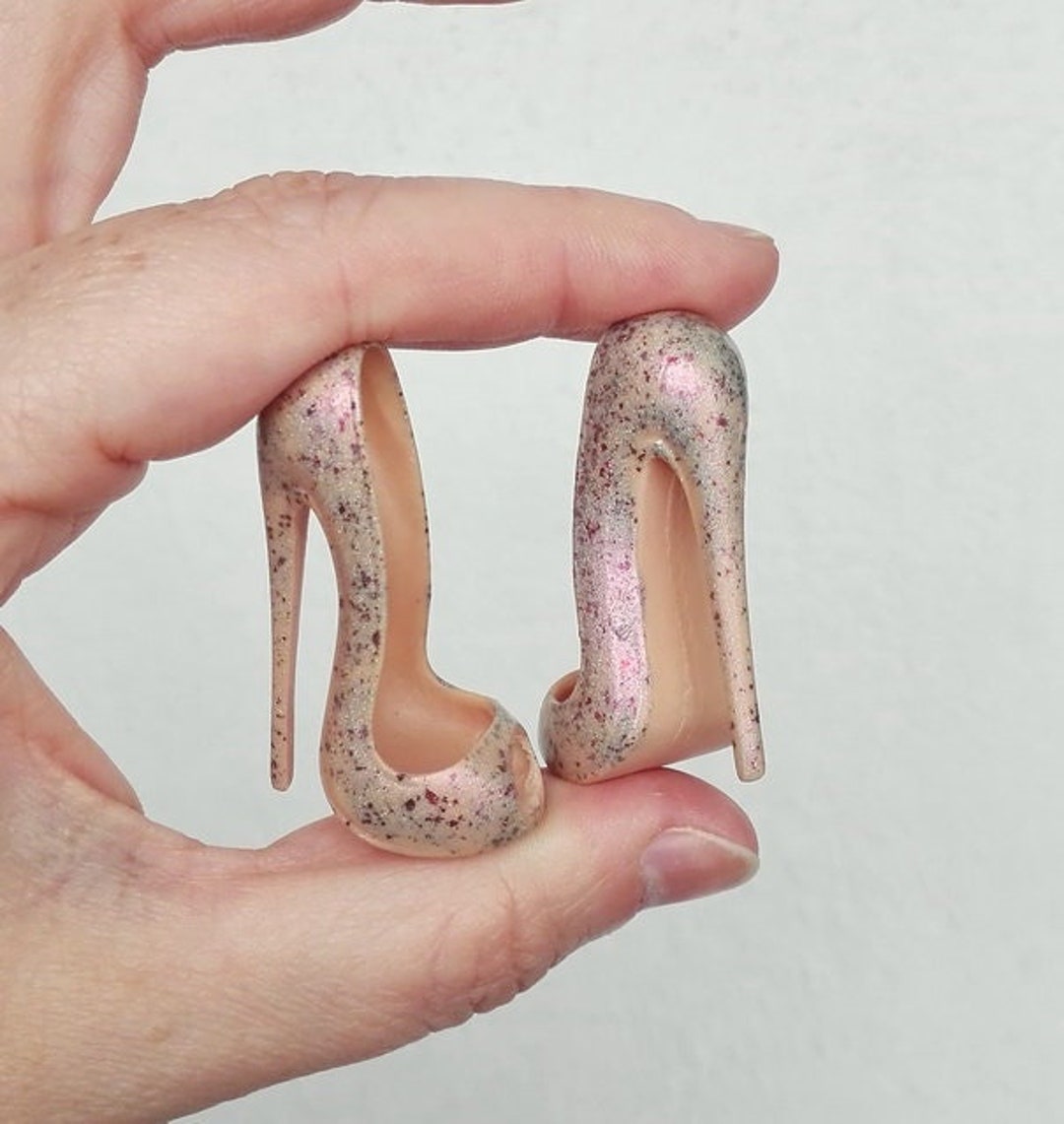 Popovy Sprinkle Pink Open Toe Shoes by the Sad Princess Bjd Etsy