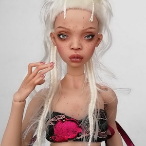 Popovy doll Wig by Beckystudioart bjd doll
