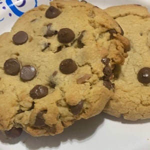 12 Large Brown Butter Pecan Milk Chocolate Chip Cookies. Delicious and Fresh Homemade cookie pack | for summer, thank you gift Gift