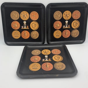 Vintage Advertising Memorabilia Set3 metal trays