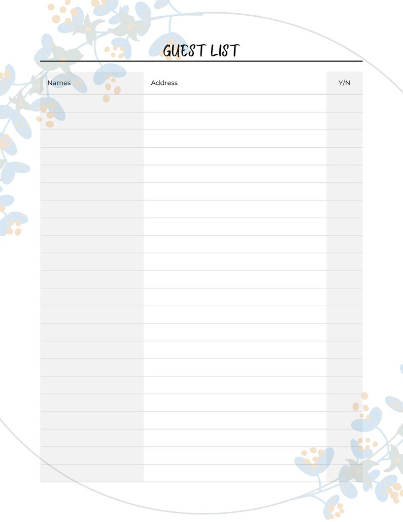 The Ultimate Printable Wedding Event Planner - Etsy