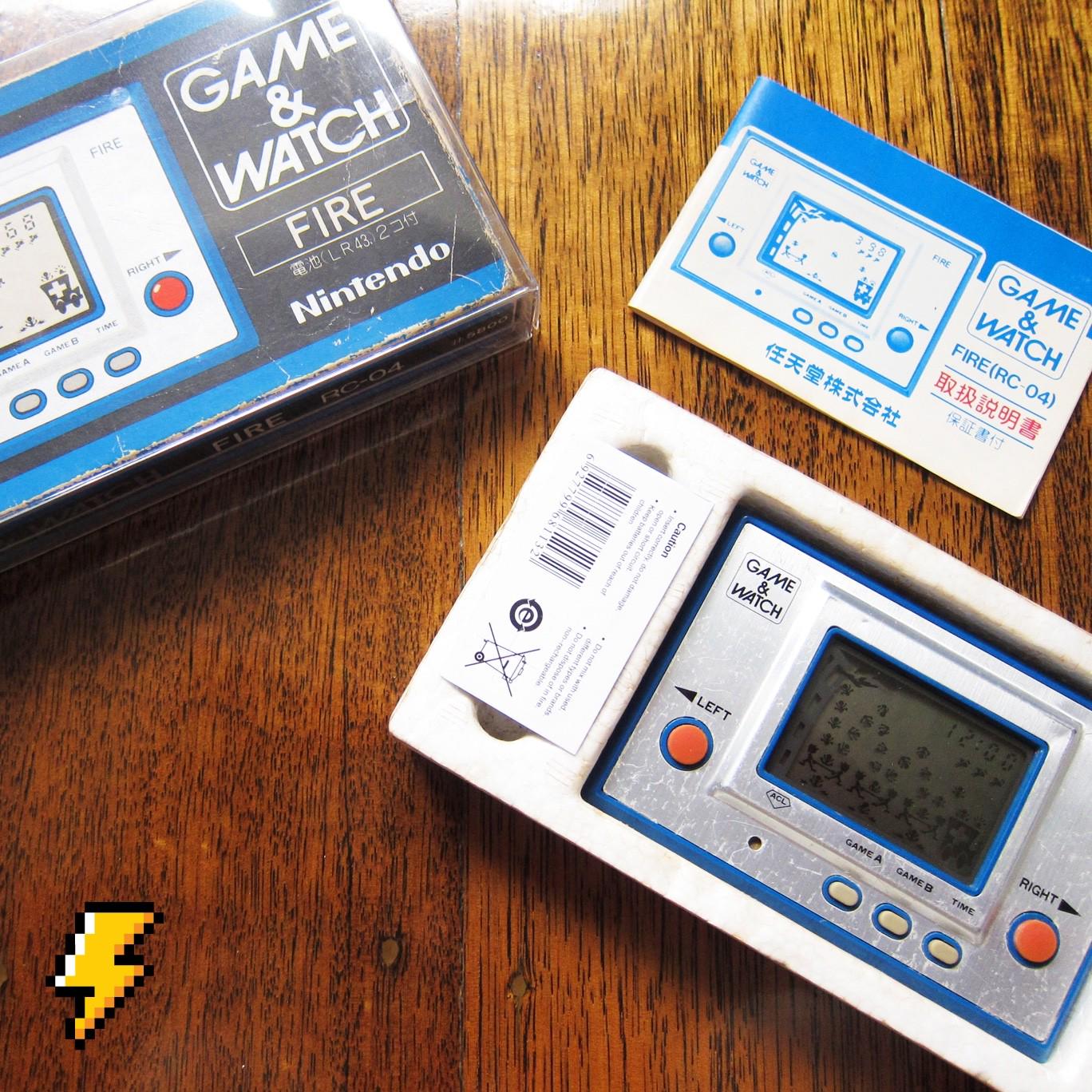 初期モデル　美品　 GAME & WATCH FIRE ファイア(RC-04) NINTENDO Fire Game and Watch (RC-04) in Excellent Condition - Etsy