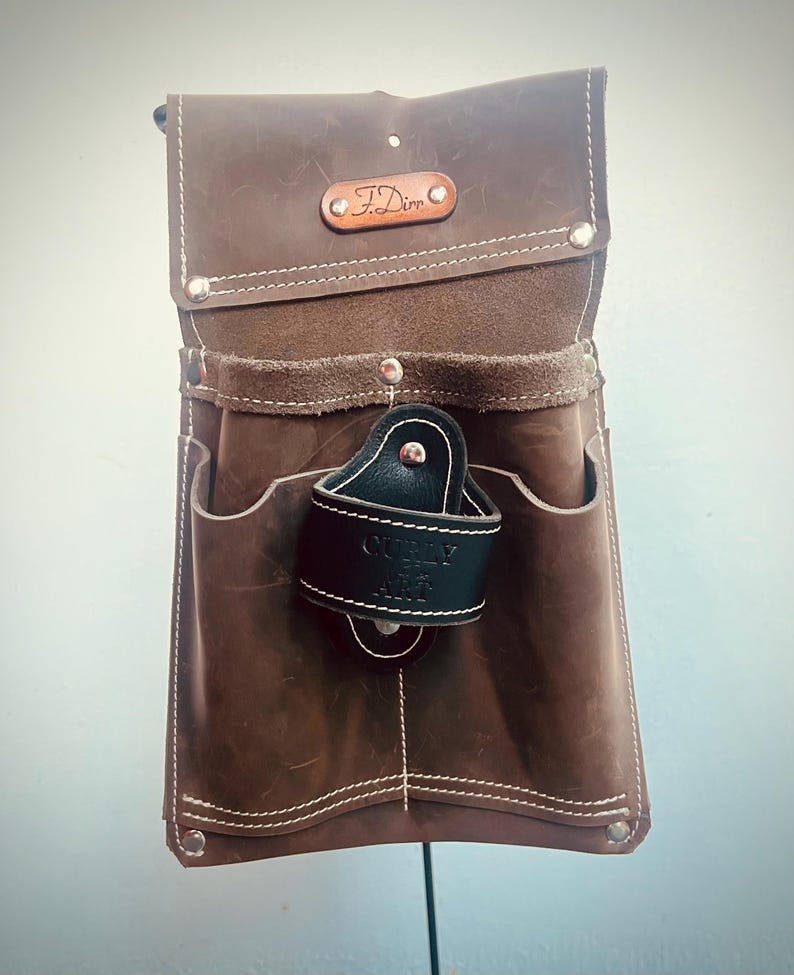 Leather Tool Belt – Professional Handcrafted Tool Pouch / Premium Tool Holder for Men & Women / Carpenter Garden Tool Holster image 8