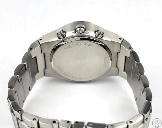 Bulova 96G18 Stainless Steel Chronograph Watch Qu… - image 7