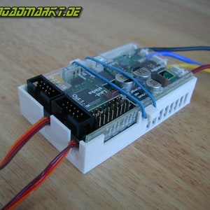 V2 Mounting shell - case for BEIER-Electronic SFR-1 Sound Speed Controller for trucks, tanks...