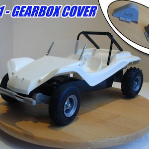 Tamiya Sand Rover Holiday Buggy 1981 Tapa de engranaje 1:10 RC Modelo de construcción