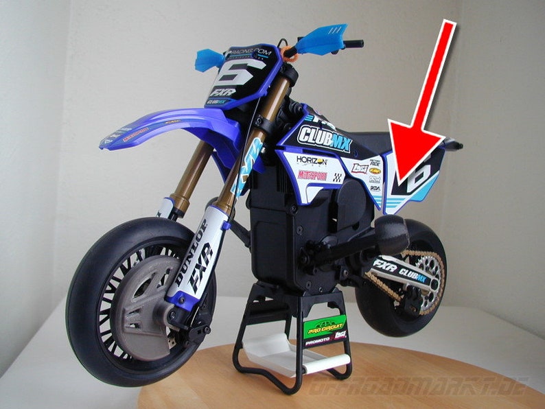 RC Motorrad Bremskabelklemme Für Losi 1/4 Promoto MX – Aluminiumlegierung, Vorderbremskabel, Upgrade-Zubehör