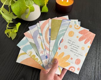 Christian Affirmation Prints | mental health reminders, faith inspiration, encouraging quote art cards