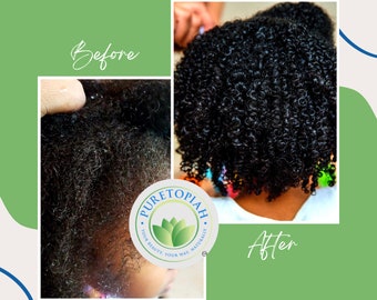 3A - 4C Brush + FREE 0.5oz Moisture Protective Styling Natural Curly Hair Care Set. Great Moisture, Growth, Curls, Coils, Waves on Wash Day