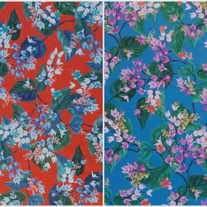 Tessuto Liberty Tana Lawn Cotton - Osterley (Blu o Rosso) - AW21 The New Collectables Collection