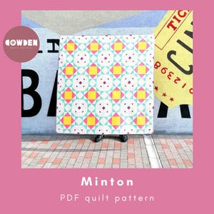 Modern Repeat Block Patchwork Quilt Pattern - Suitable for Advanced Beginners and Experienced Quilters - Digital PDF Pattern Download