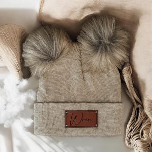 Baby/kids Pom Name Beanies