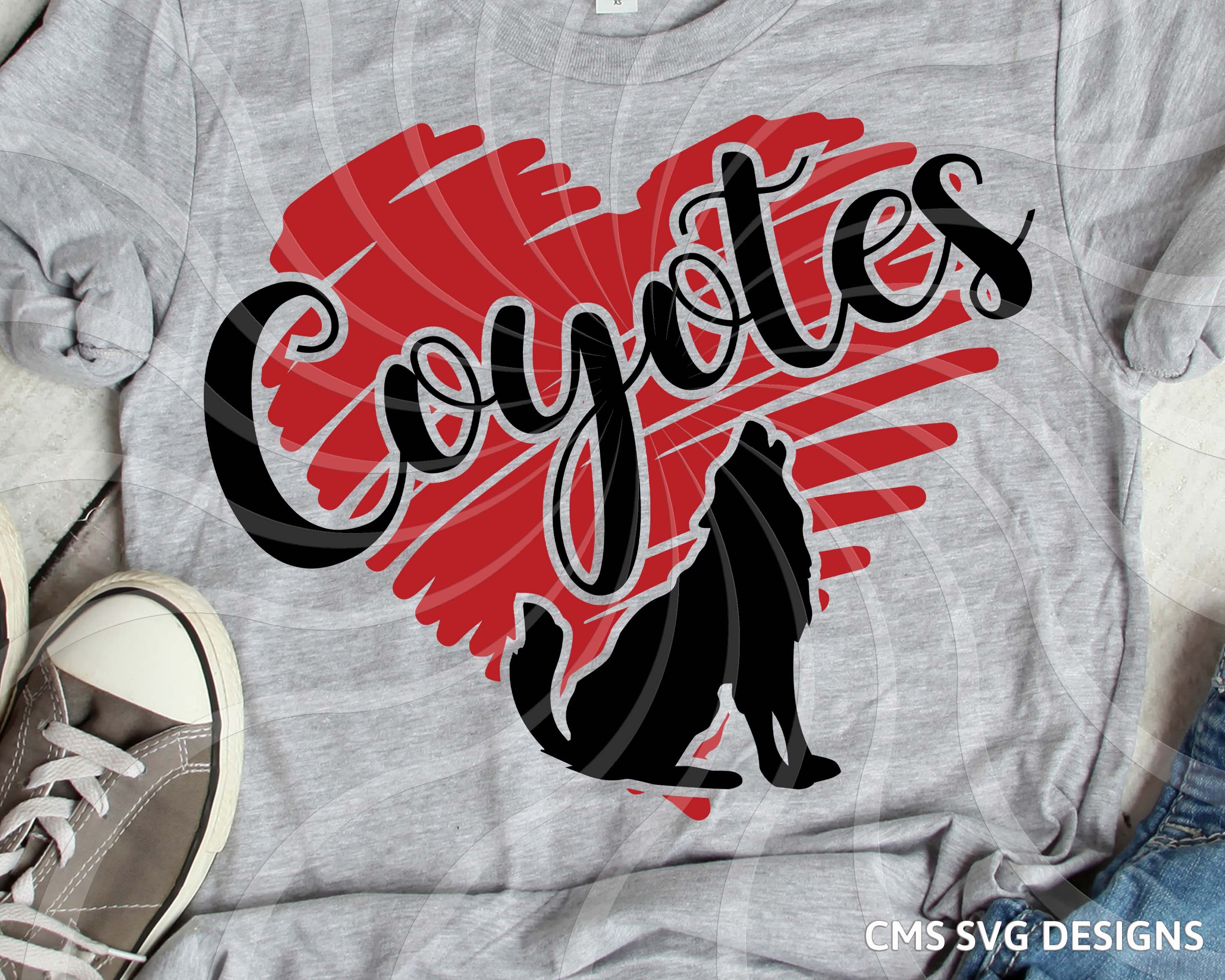 Coyote Svg Coyotes Svg Wolf Svg Coyote Scribble Heart Etsy