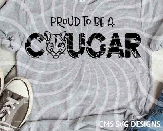 Cougar Svg Cougars Svg Proud to Be a Cougar Distressed Svg - Etsy