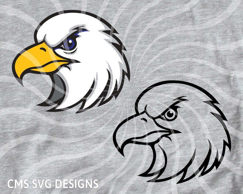 Adelaar svg adelaars svg Arend hoofd svg school trots - Etsy Nederland