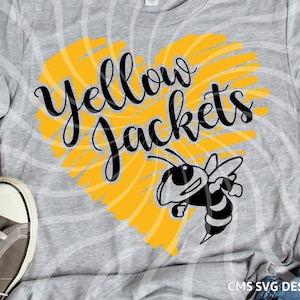 Yellow Jackets Mascot Earrings