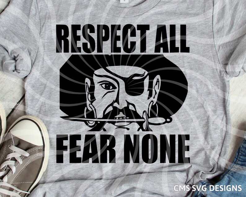 Respect All Fear None With LA Symbol (Rep Your City) | His & Hers Creations LLC - Foto 10