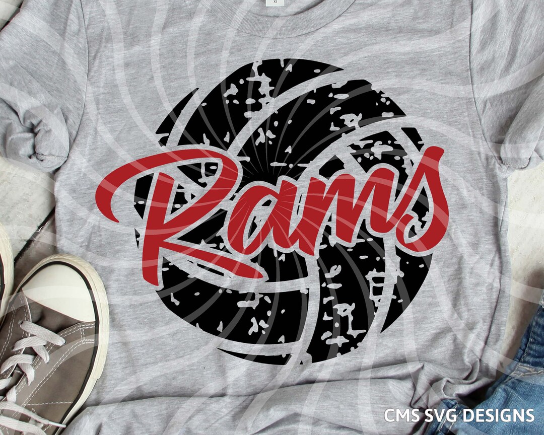 Ram Svg, Rams Svg, Ram Volleyball, School Pride Mascot Cut File ...