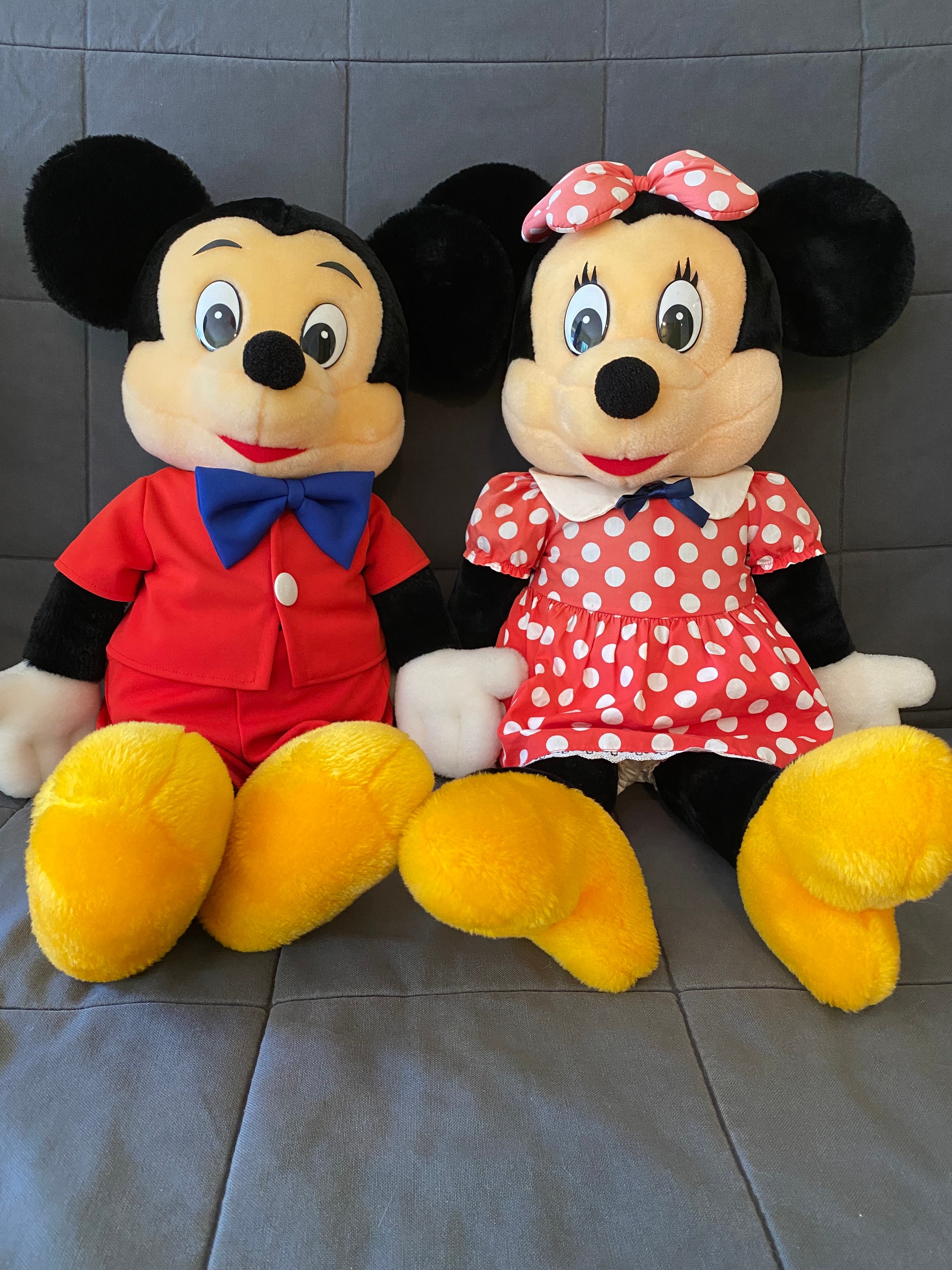 vintage large stuffed mickey mouse