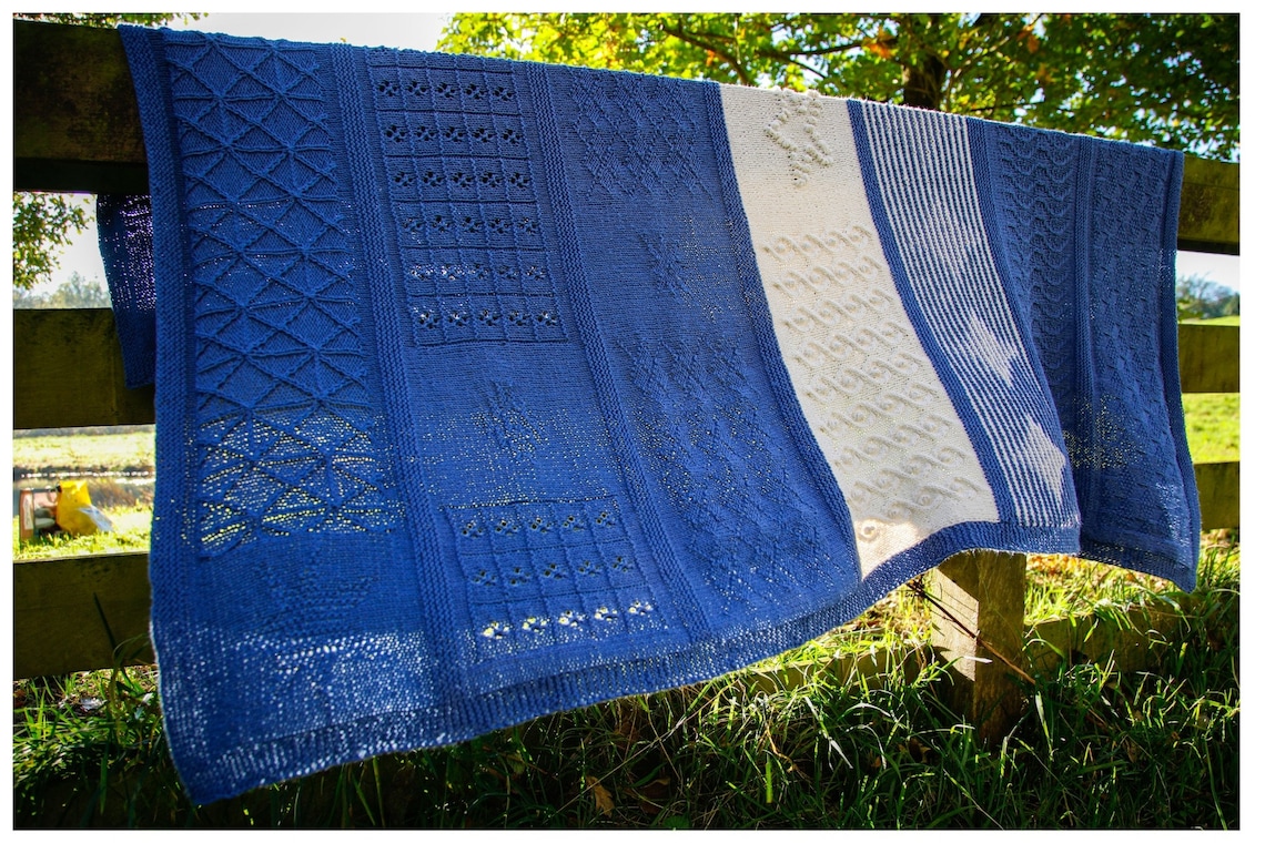 7 zussen deken breipatroon PDF - Etsy Nederland