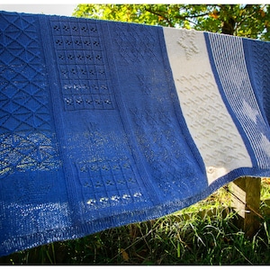 7 Sisters Blanket Knitting Pattern PDF