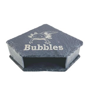 Reptile Slate Cave Aquatic Gecko, Axolotl, Snakes, Hamsters, Bearded Dragons, Fish, Lizard
