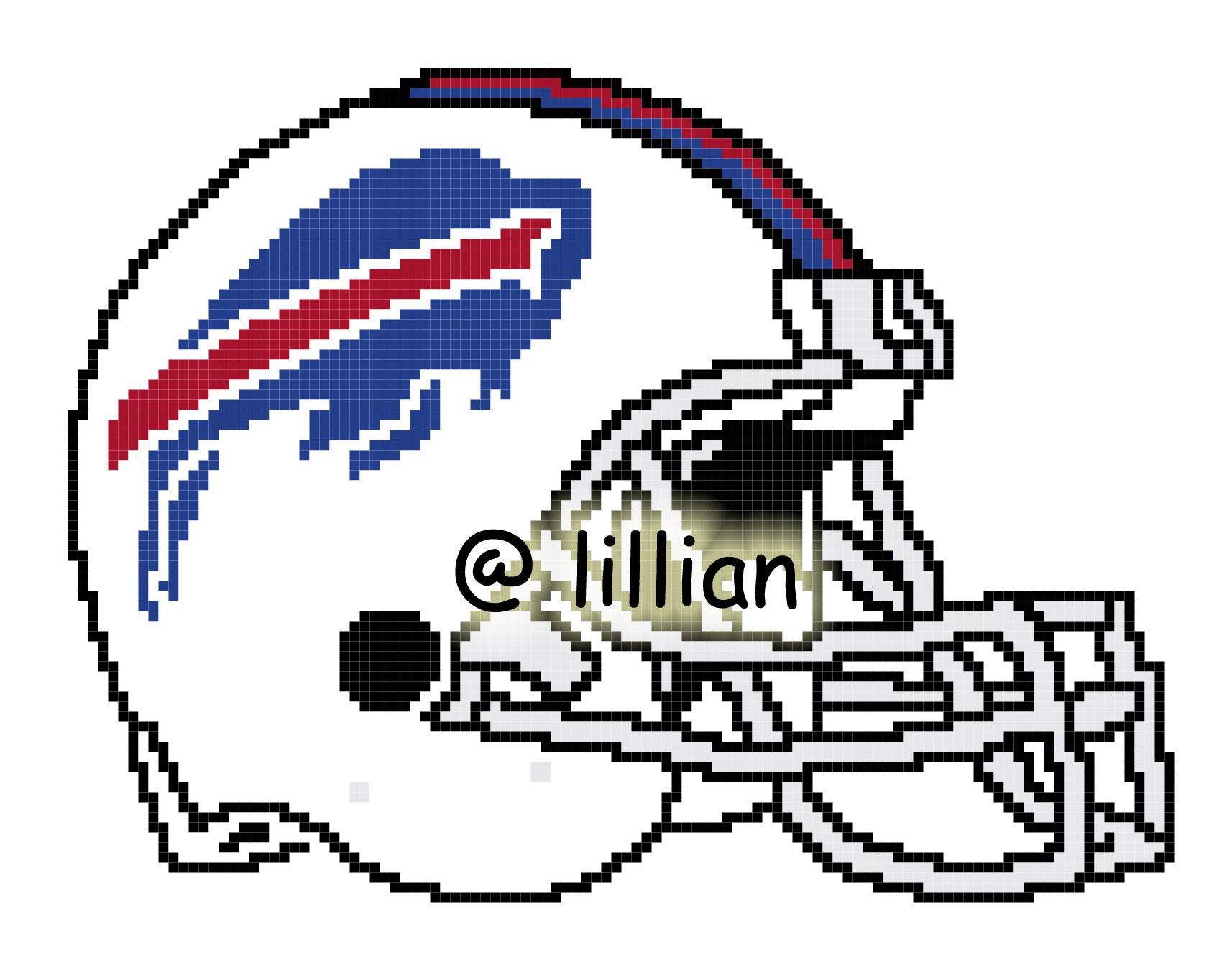 NFL BUFFALO Bills HELMET New Cross 