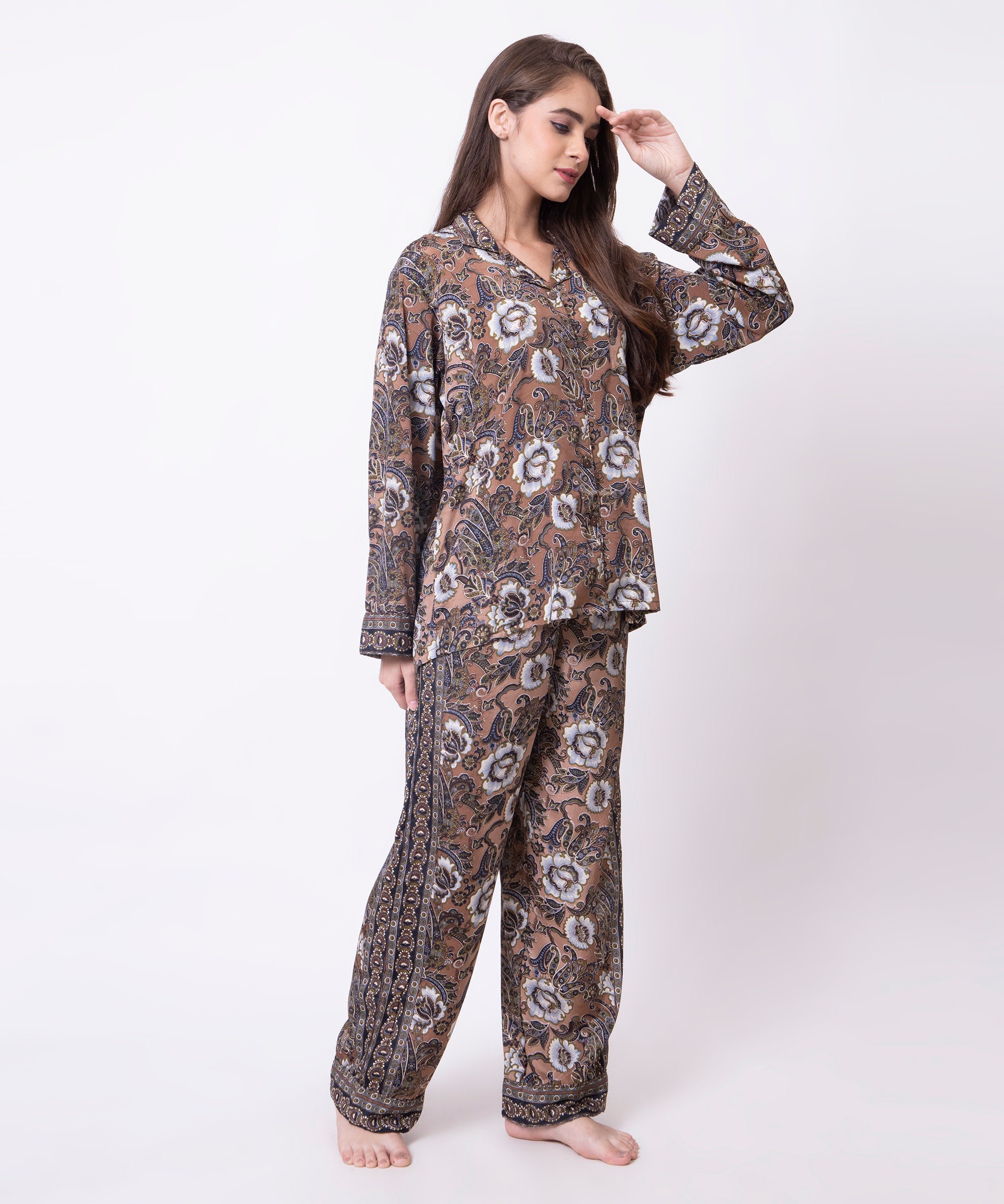 Jazzy Silk Pant Set main image 0