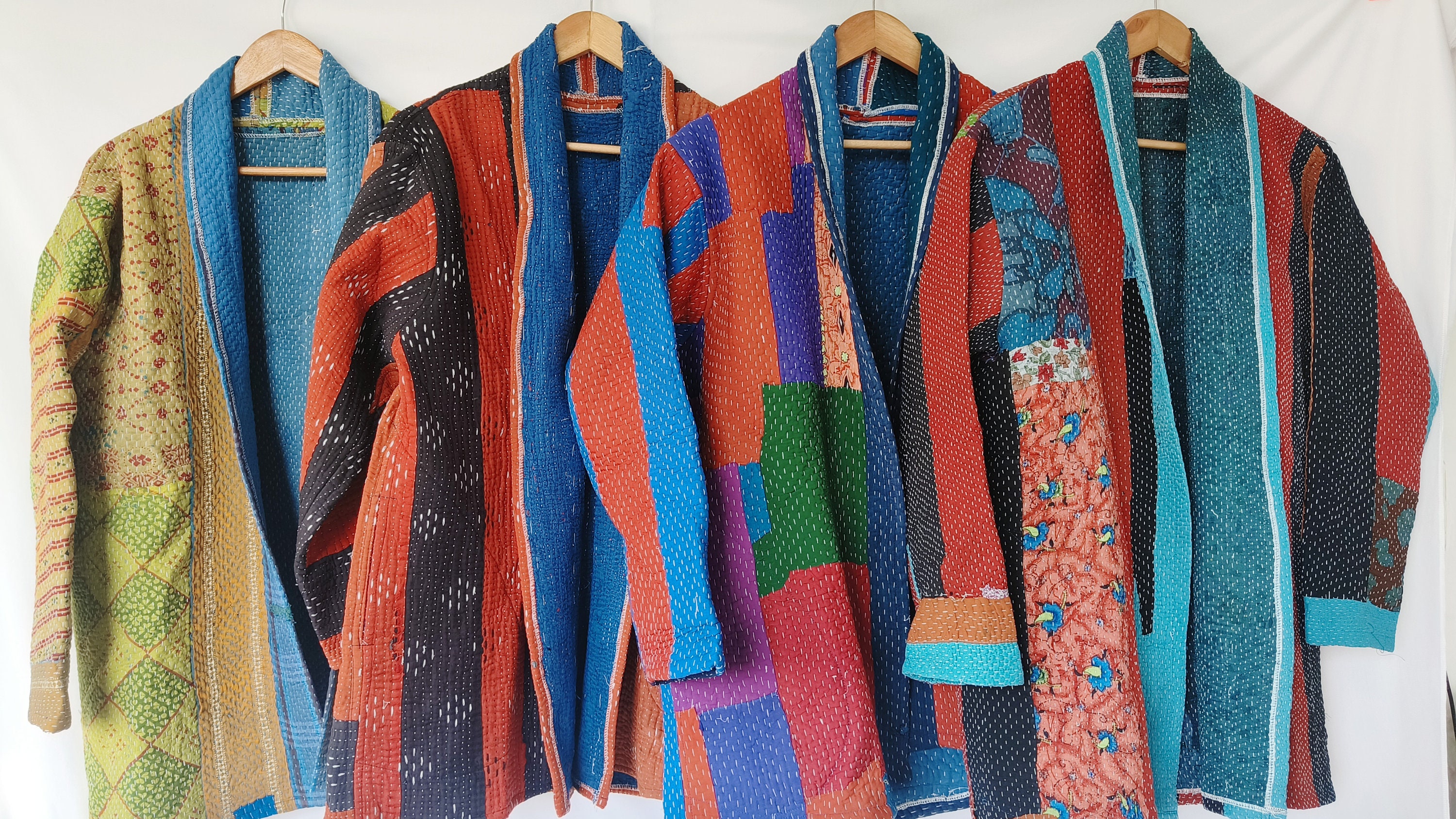 ジャケット・アウター kanta VINTAGE KANTHA PATCHWORK JACKET｜KARTIK