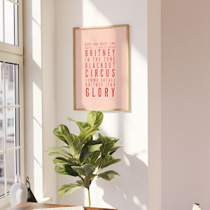 Britney Spears Wall Art, Britney Spears Print Set, Music Poster, Free Britney, Pop Culture Print, Y2K Wall Art