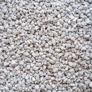 Horticultural Pumice Stone for Superior Aeration and Longevity, for Orchids, Plants & Bonsai Tree Soil Mix - Medium Grain (~3/8&quot; x 1/4&quot;)