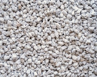 Horticultural Pumice Stone for Superior Aeration and Longevity, for Orchids, Plants & Bonsai Tree Soil Mix - Medium Grain (~3/8" x 1/4")