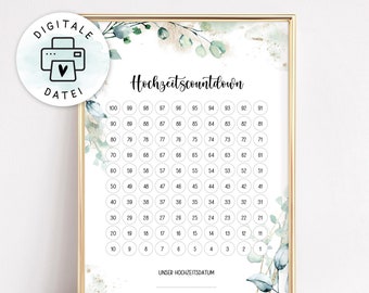 Wedding Countdown Wedding Planning Digital File