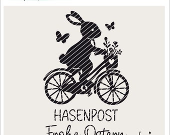 File plotter Coniglietto di Pasqua Bici di Pasqua Decorazione pasquale SVG