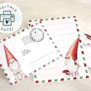 Wichtelbriefe Vorlage Wichtelpost Weihnachtswichtel Wichteltür