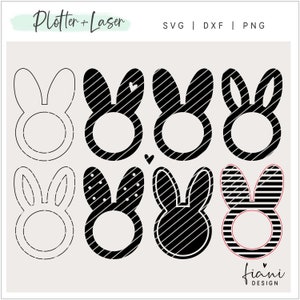 Plotterdatei Laserdatei Osterhase Anhänger Serviettenring Serviettenhalter SVG